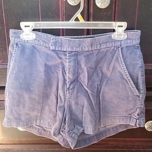 Blue corduroy short